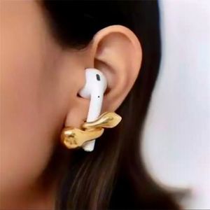 FINALLY IN STOCK SILVER & GOLD AIR POD SUPPORT EARRING SECURE FIT PREVENT LOSS